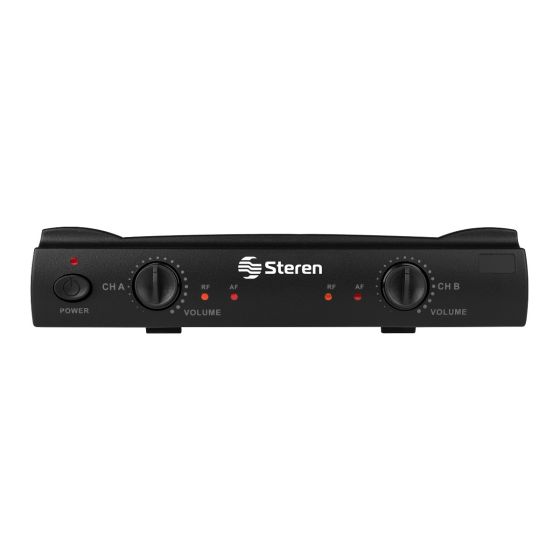 MICROFONOS STEREN INALAMBRICOS VHF, DE SOLAPA Y DIADEMA WR-058