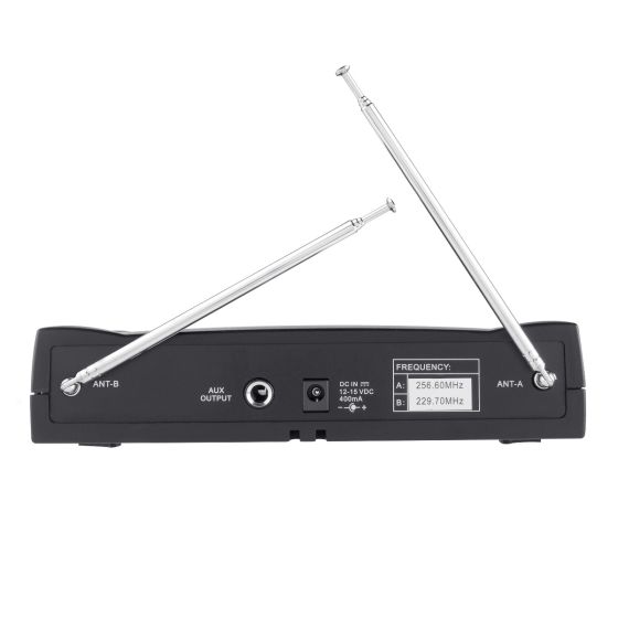 MICROFONOS STEREN INALAMBRICOS VHF, DE SOLAPA Y DIADEMA WR-058