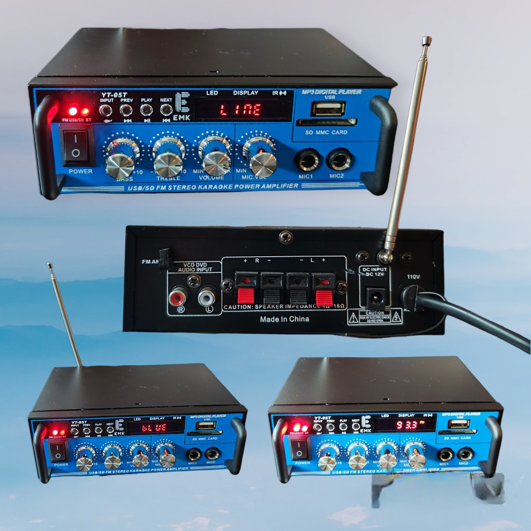 AMPLIFICADOR PARA BOCINA DE CAMPANA EMK YT-05T