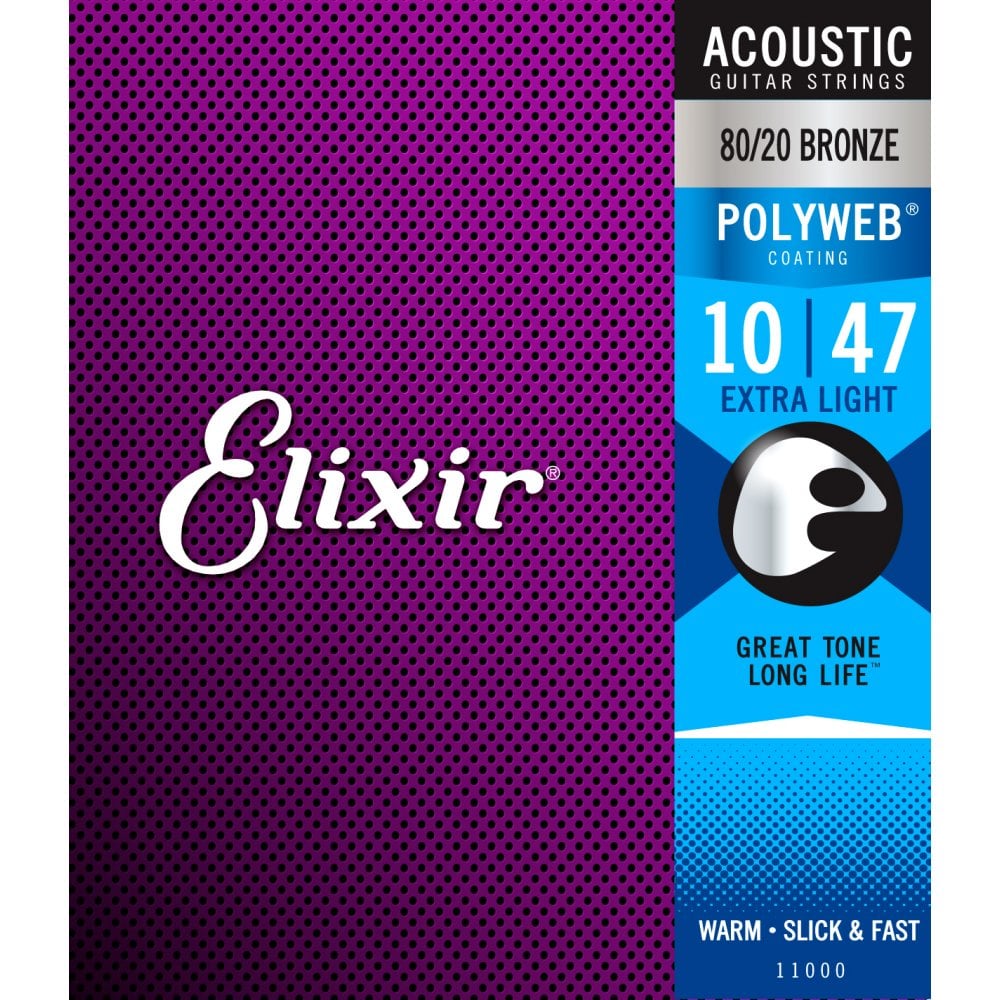 CUERDA JUEGO METAL ELIXIR 10/47 11000 PARA GUITARRA ACÚSTICA