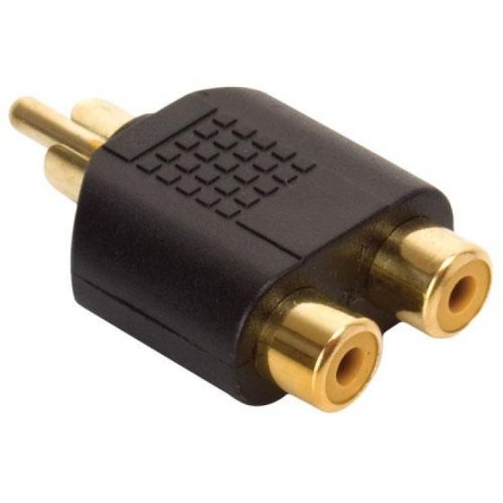 PLUG RCA A 2 JACK RCA STEREN 252-010