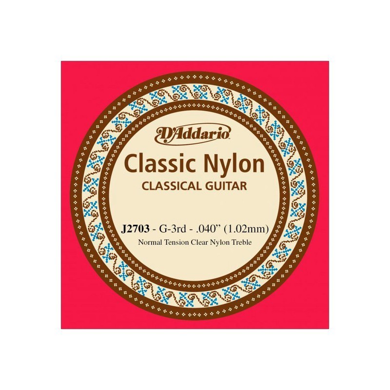 CUERDA NYLON #3 DADDARIO J2703/CN3DADDARIO