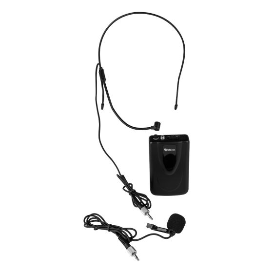 MICROFONOS STEREN INALAMBRICOS VHF, DE MANO, SOLAPA WR-057