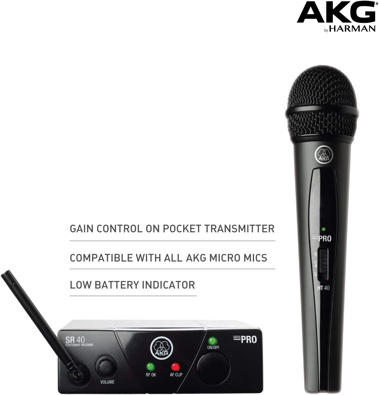 MICROFONO AKG INALAMBRICO WMS40 MINI