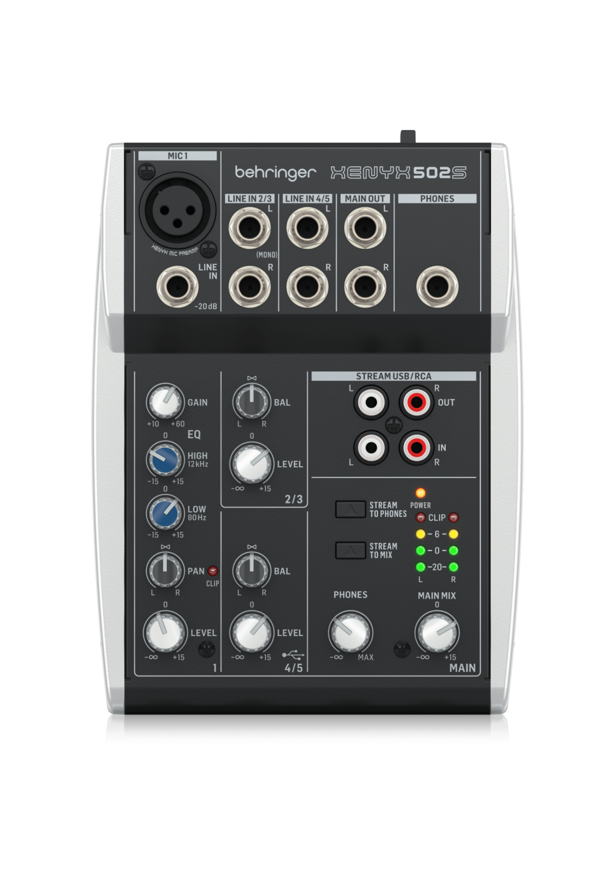Consola pasiva Behringer XENYX 502S de 1 canal
