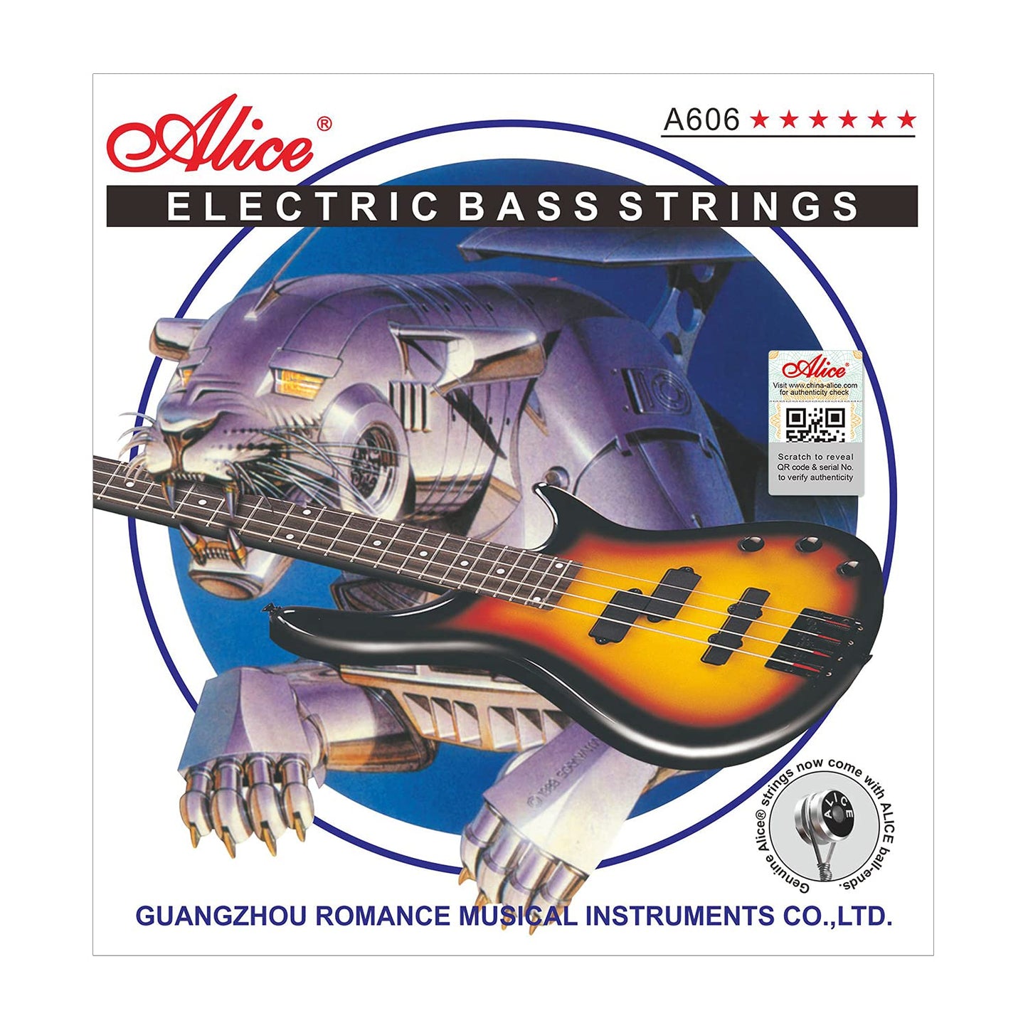 CUERDA JUEGO BAJO ELECTRICO 4 CUERDAS A606(4)-M