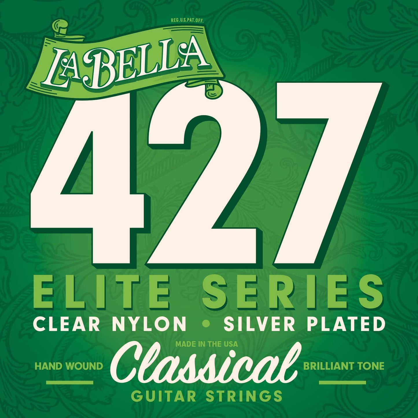CUERDA JUEGO GUITARRA CLASICA NYLON BLANCO LA BELLA LB-427