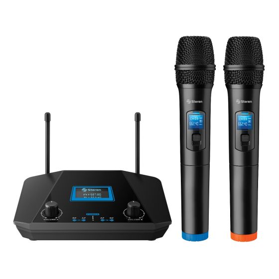 MICROFONOS STEREN INALAMBRICOS UHF WR-809UHF