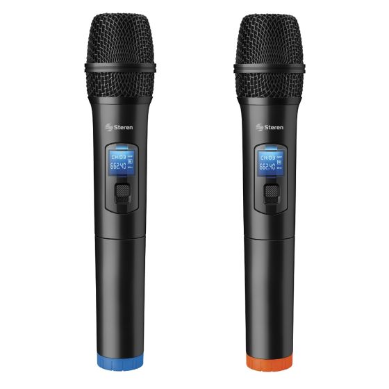 MICROFONOS STEREN INALAMBRICOS UHF WR-809UHF