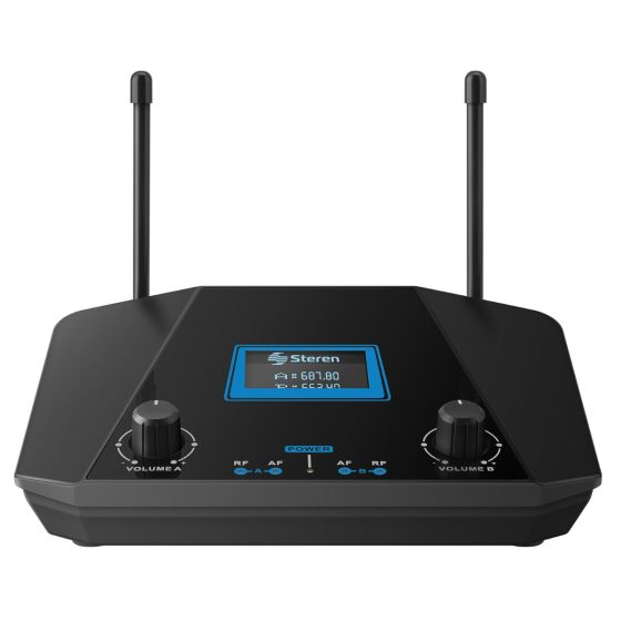 MICROFONOS STEREN INALAMBRICOS UHF WR-809UHF
