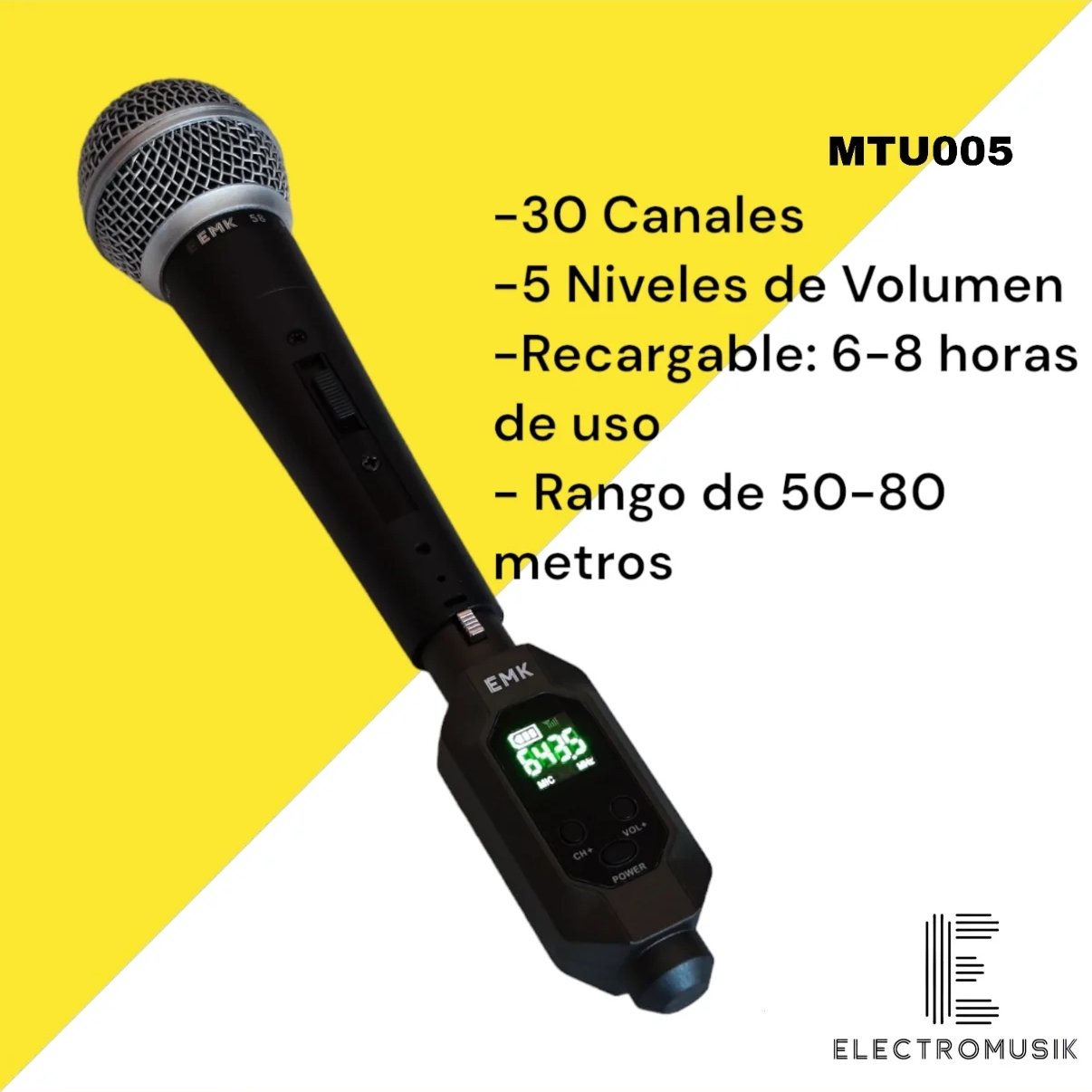MICROFONO SISTEMA CONVERTIDOR A INALAMBRICO EMK C-950