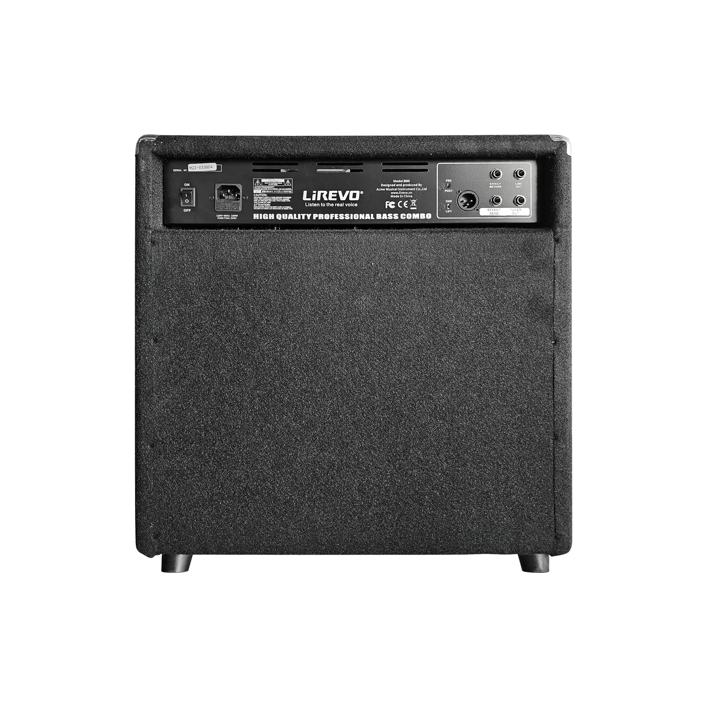 Amplificador para bajo eléctrico Lirevo B-80