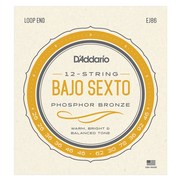 CUERDA JUEGO BAJO SEXTO DADDARIO EJ86