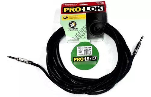 CABLE PARA BOCINA PLUG 1/4 A PLUG 1/4 PRO-LOK 30 PIES PCS30-14JQJECO