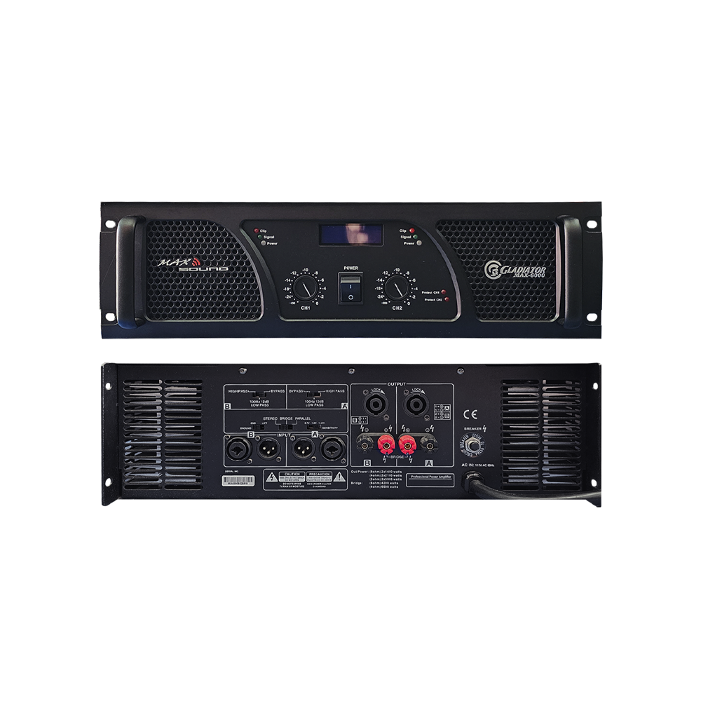 Poder Max Sound GLADIADOR MAX-6000