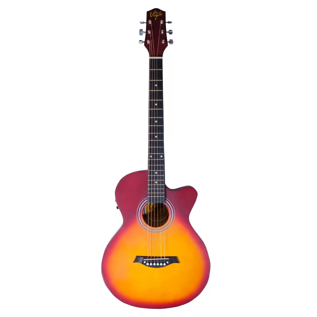 GUITARRA ELECTROACUSTICA DE LA VEGA EQ MATT CS AMBAR