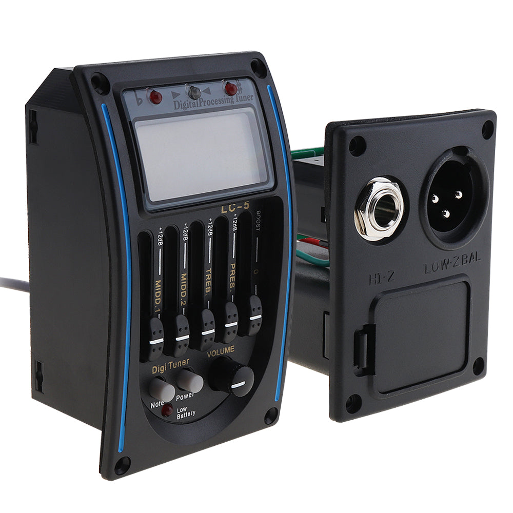 Microfono para guitarra con afinador Alice LC-5