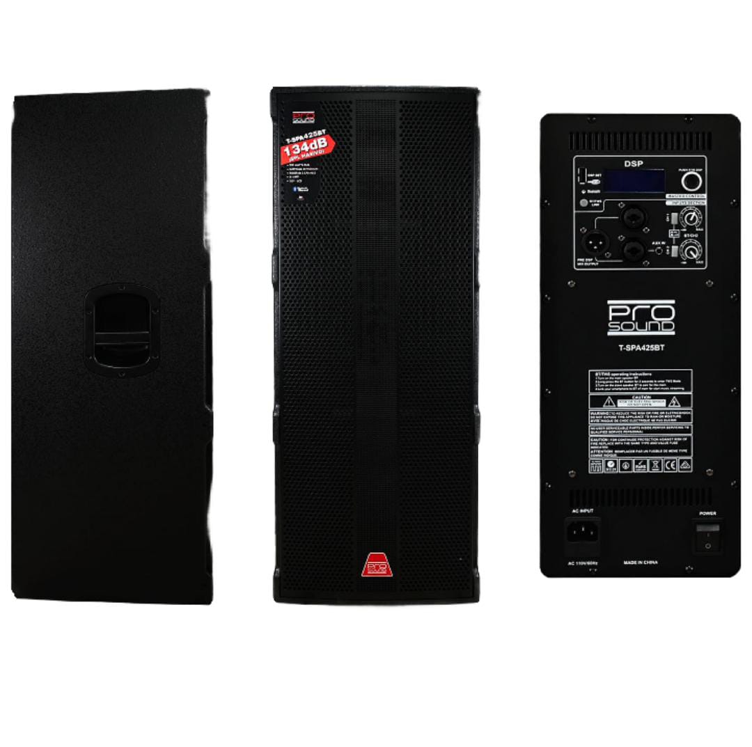 BOCINA ACTIVA PRO-SOUND 2X15 CLASE D T-SPA425BT
