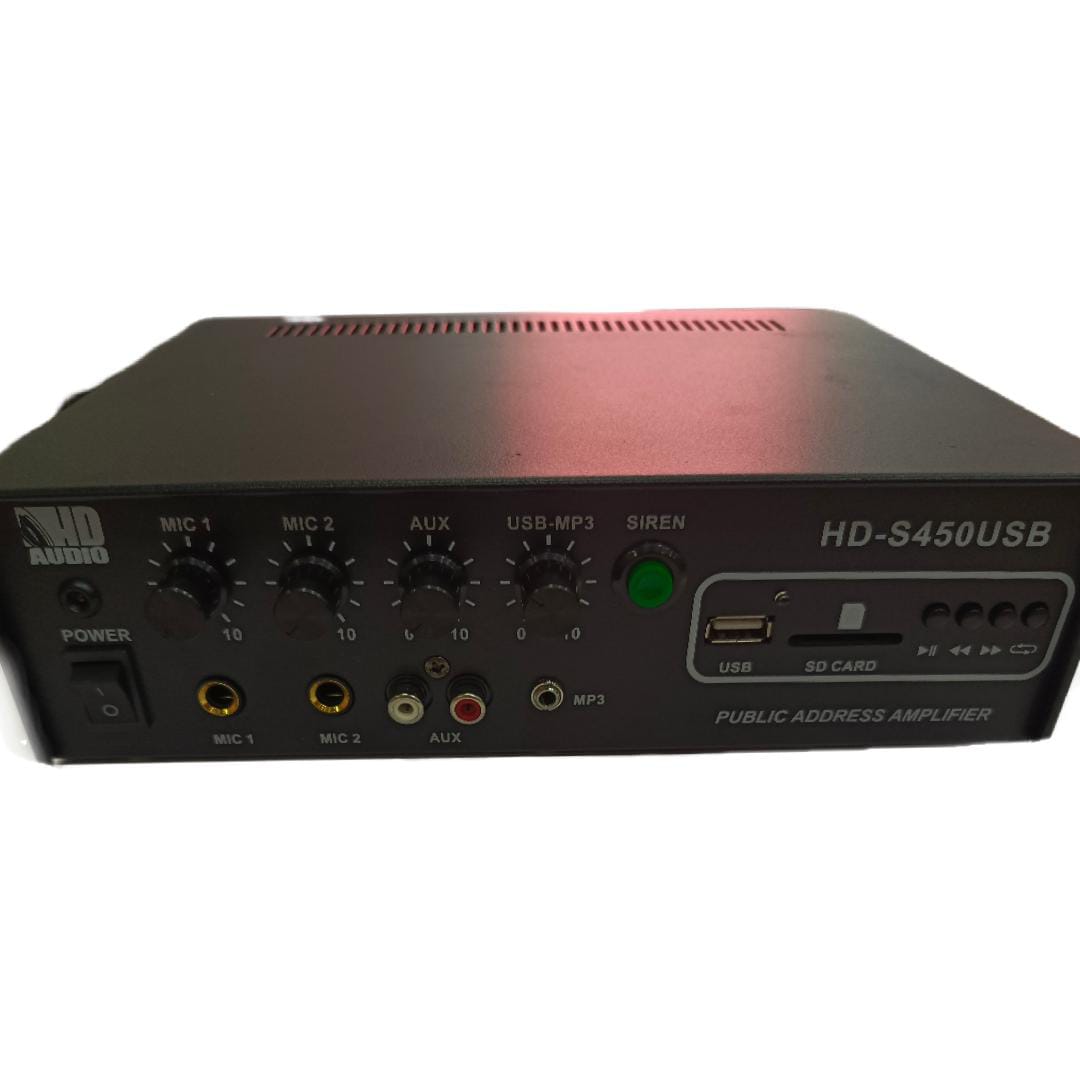 AMPLIFICADOR PARA BOCINA DE CAMPANA HD-S450USB