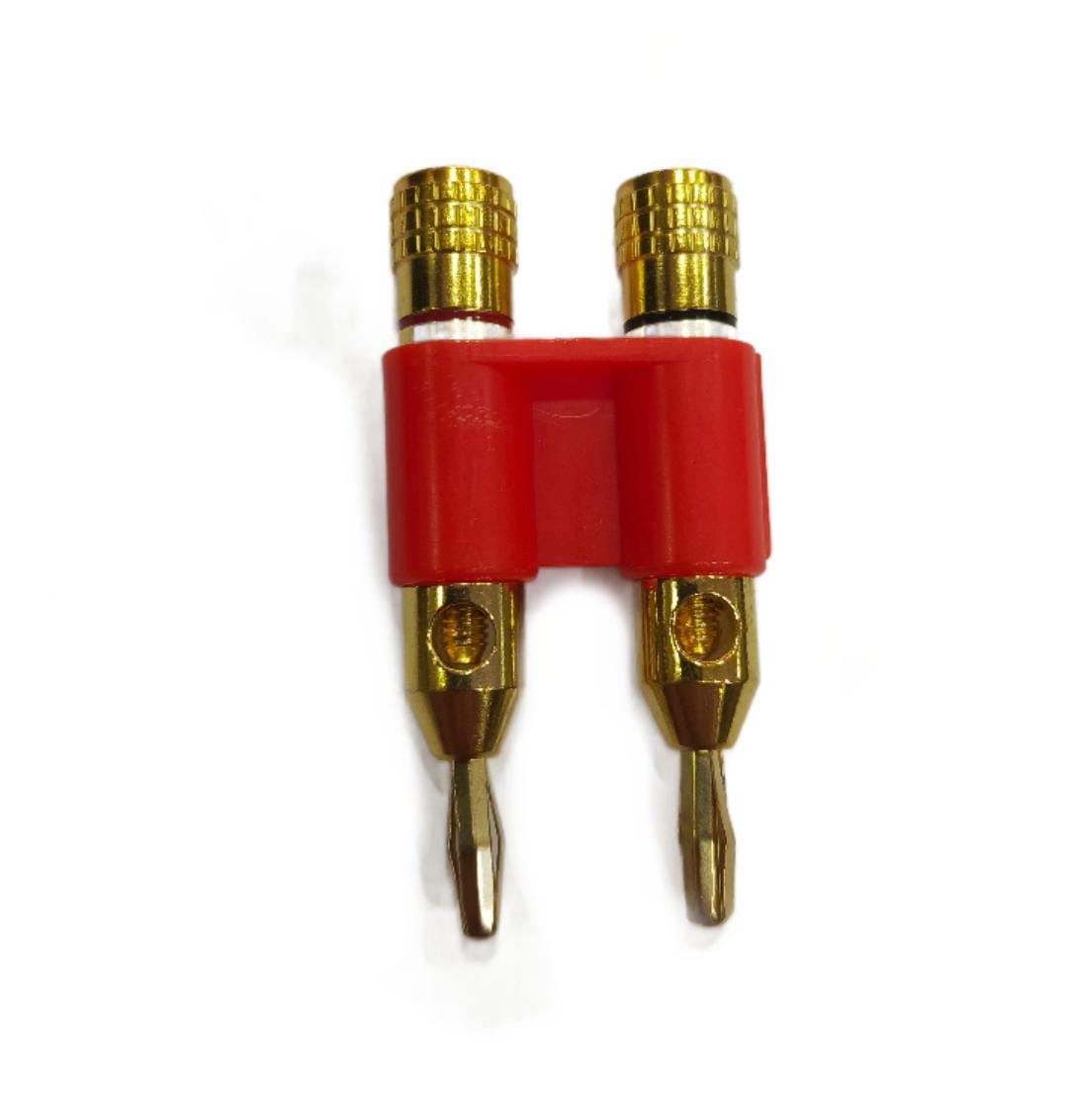 PLUG BANANA T-PL208GRD ROJO
