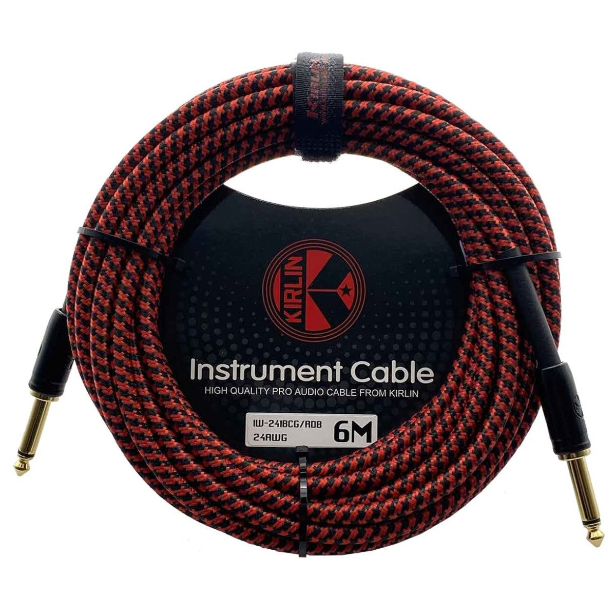 CABLE PARA INSTRUMENTO KIRLIN IW-241BCG-6M/ TELA RDB ROJO