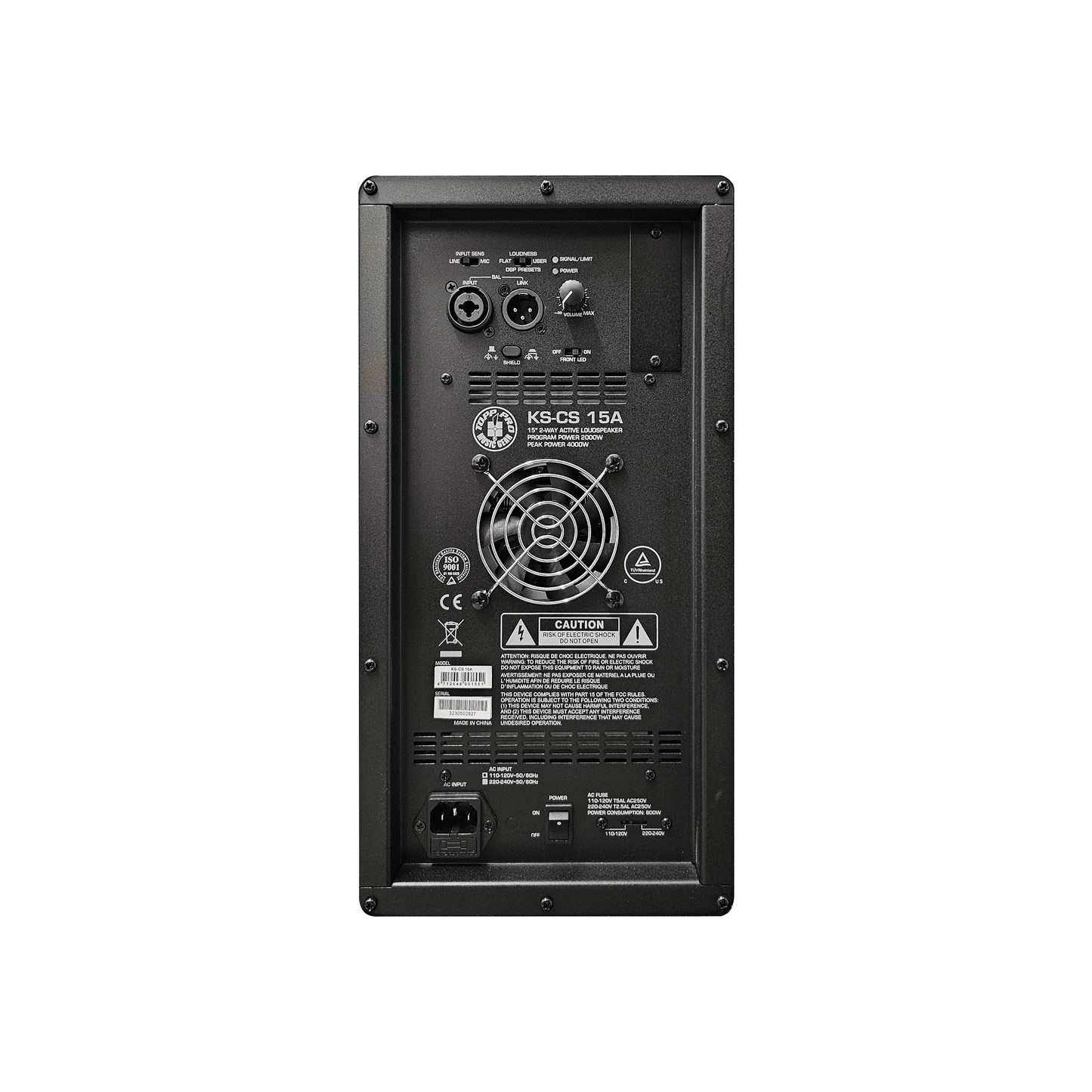 Bocina activa Topp Pro KS-CS 15A de 15"