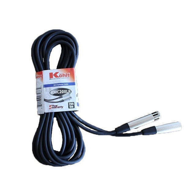 CABLE PARA MICROFONO XLR A XLR KOHLT KMC20XLR