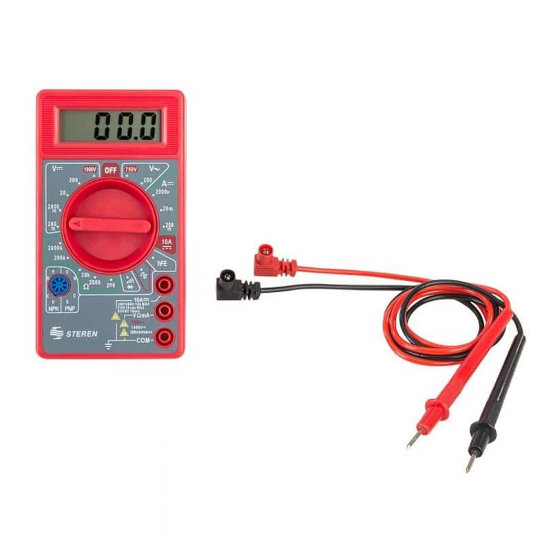 MULTIMETRO STEREN DIGITAL BASICO MUL-005