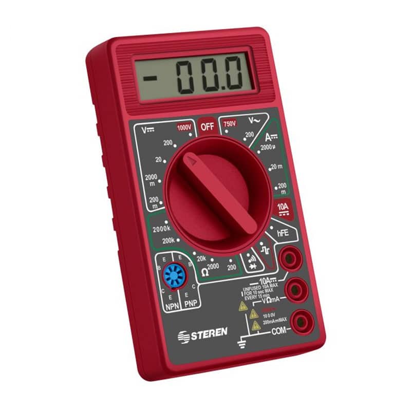 MULTIMETRO STEREN DIGITAL BASICO MUL-005