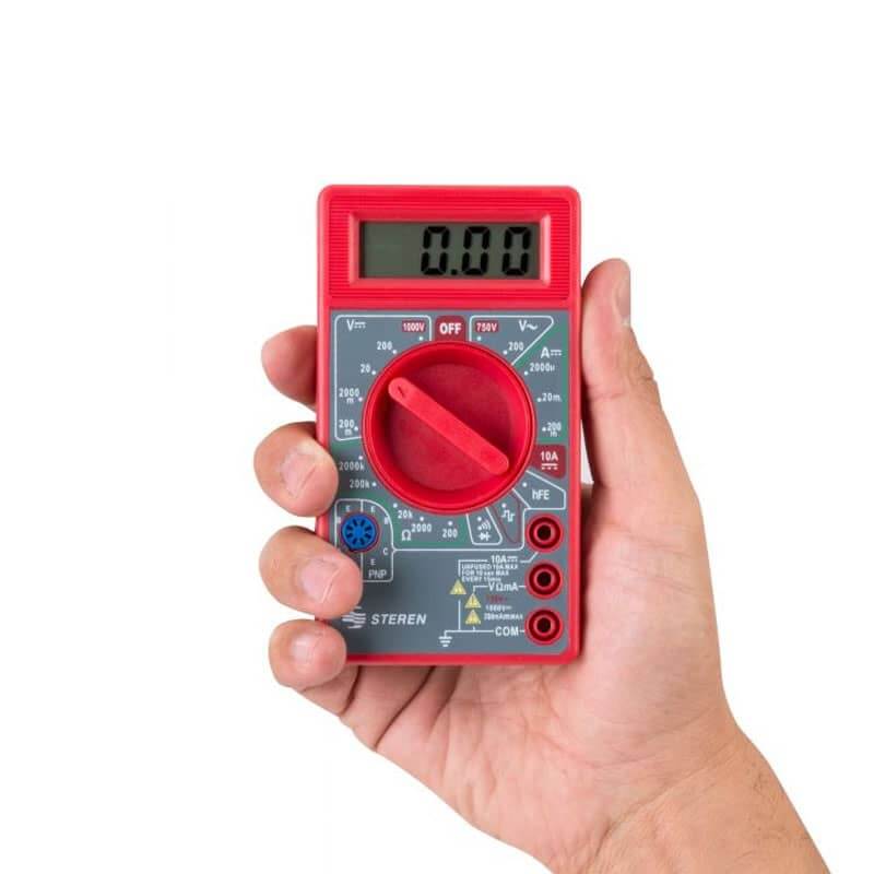 MULTIMETRO STEREN DIGITAL BASICO MUL-005