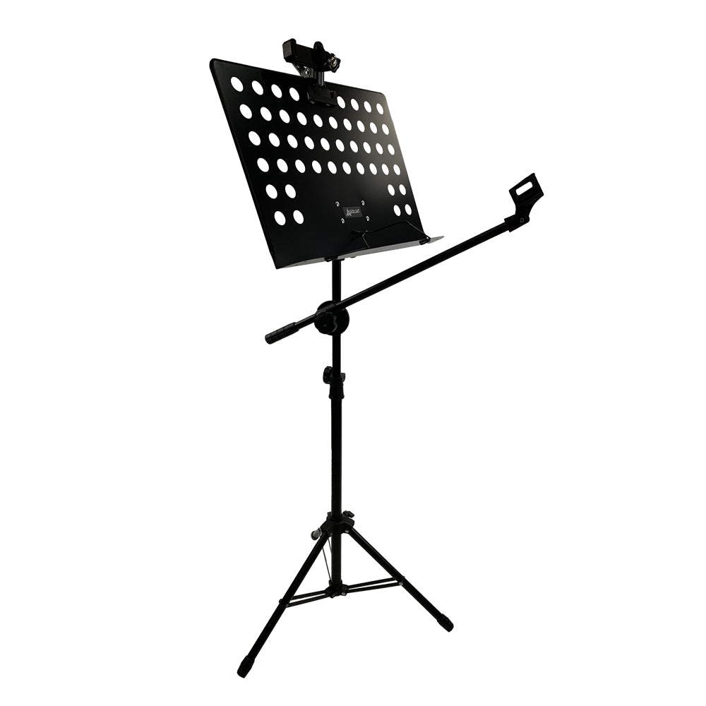 PEDESTAL PARA PARTITURA , MICROFONO Y CELULAR