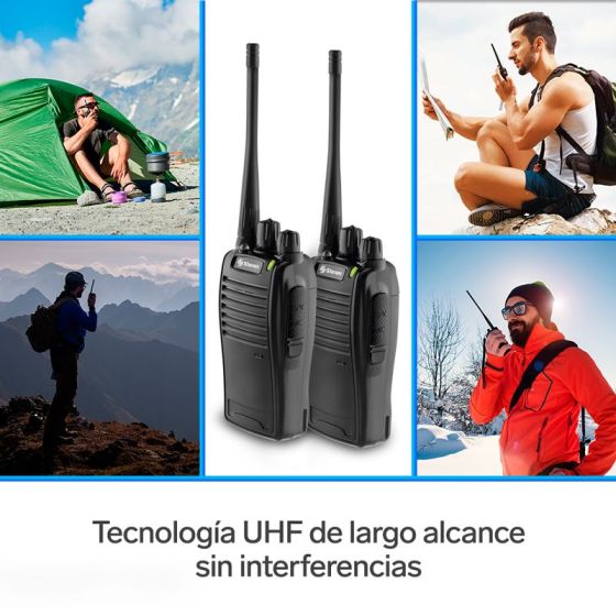 RADIOS JUEGO 2 UNIDADES 2 VIAS STEREN RAD-010