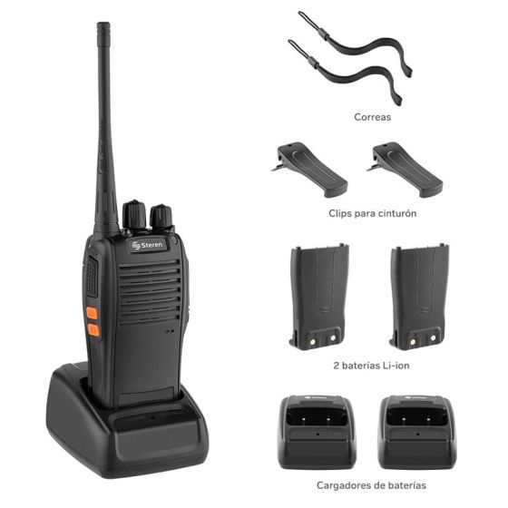 RADIOS JUEGO 2 UNIDADES 2 VIAS STEREN RAD-010