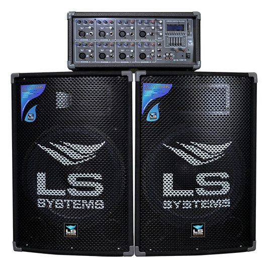 COMBO CABEZAL Y BOCINAS LS SYSTEMS SYS15810