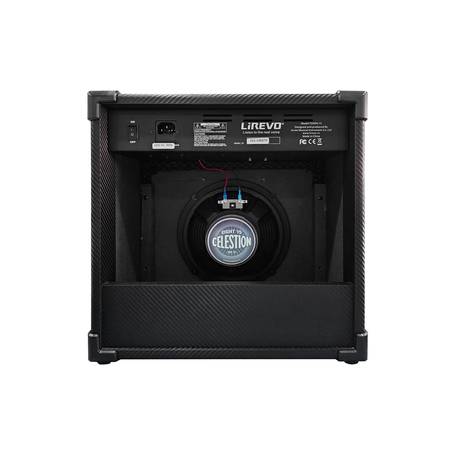 Amplificador para guitarra Lirevo Token 15