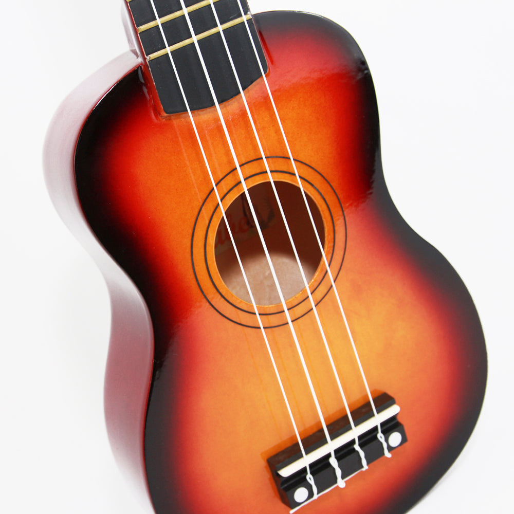 UKELELE CARIBE SOPRANO SOMBREADO CON FUNDA UC-AU01-21SB