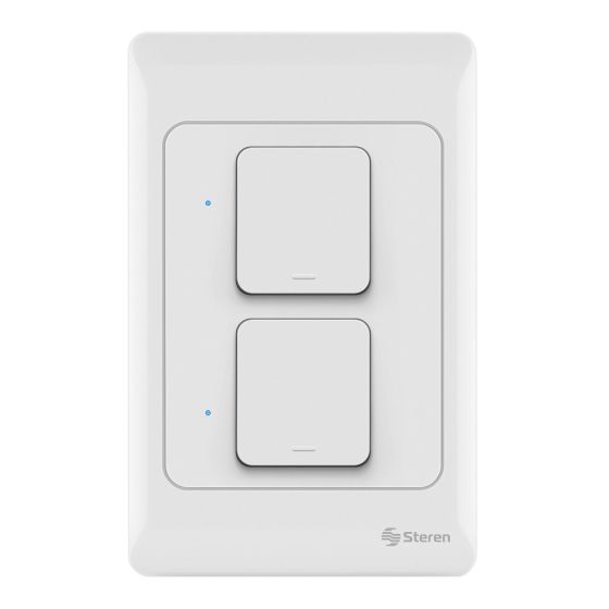 APAGADOR DOBLE WIFI STEREN SHOME-116