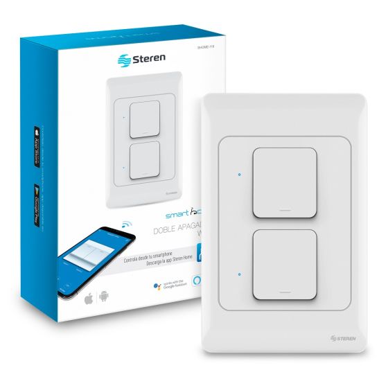 APAGADOR DOBLE WIFI STEREN SHOME-116