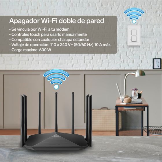 APAGADOR DOBLE WIFI STEREN SHOME-116