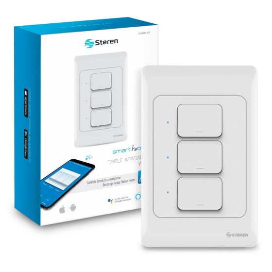 APAGADOR TRIPLE WI-FI STEREN SHOME-117