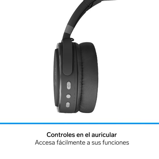 Audífonos Bluetooth* con batería de hasta 30 h Steren AUD-7660