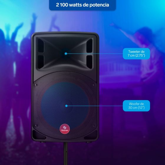 BOCINA ACTIVA STEREN BAF-1245BT