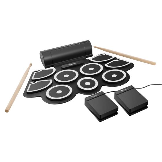 Batería electrónica con bocinas integradas DRUM-1000