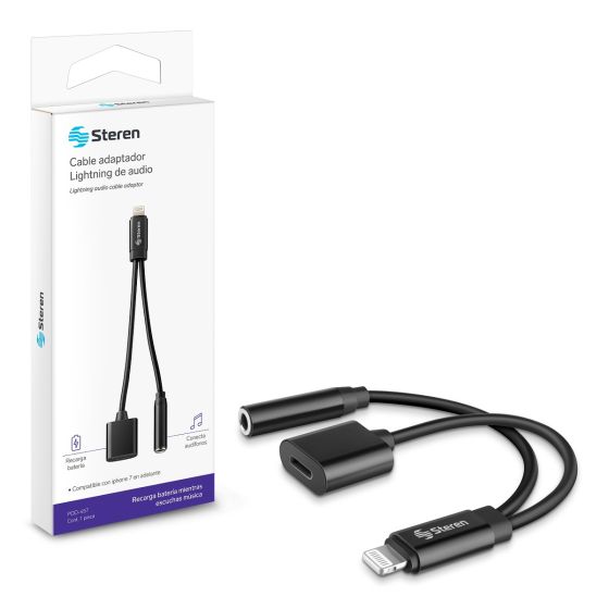 CABLE ADAPTADOR LIGHTNING DE AUDIO POD-457
