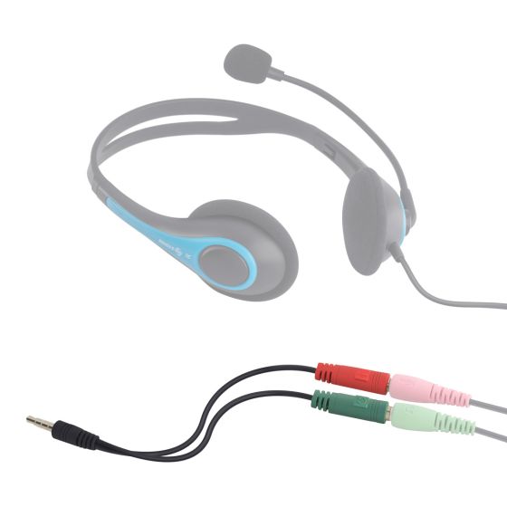 CABLE PLUG 3.5MM STEREO A 2 JACK 3.5 STEREN 252-142