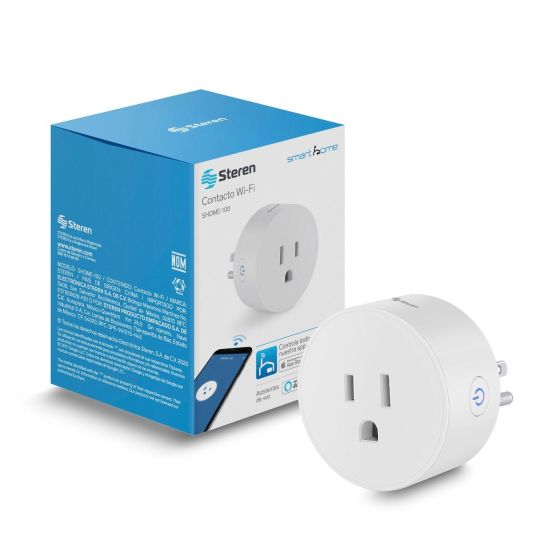 TOMACORRIENTE STEREN WIFI SHOME-100/3/UNIDAD