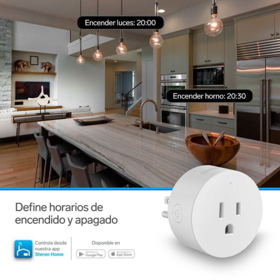 TOMACORRIENTE STEREN WIFI SHOME-100/3/UNIDAD