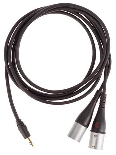 CABLE PLUG 3.5MM A 2 XLR MACHO LR DADDARIO PW-MPXLR-06