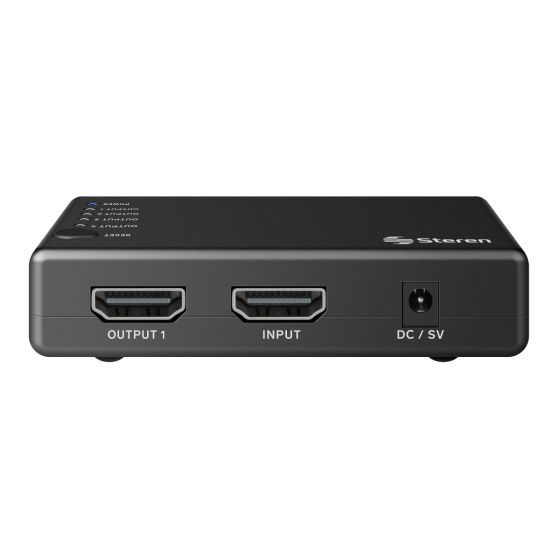 SPLITER STEREN HDMI 4 PUERTOS CON BOOSTER ULTRA HD BOS-404