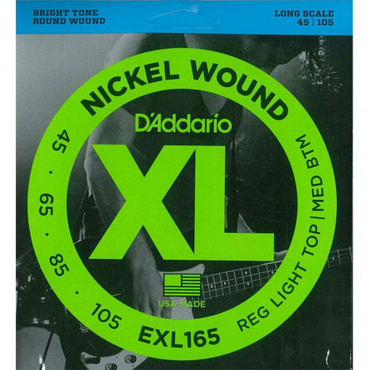 CUERDA JUEGO BAJO ELECTRICO 4 CUERDAS DADDARIO EXL165